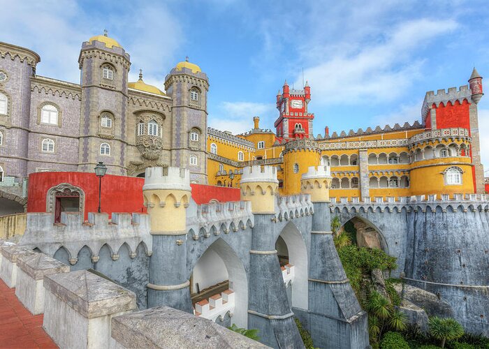 Pena Palace Greeting Card featuring the photograph Sintra - Portugal #9 by Joana Kruse