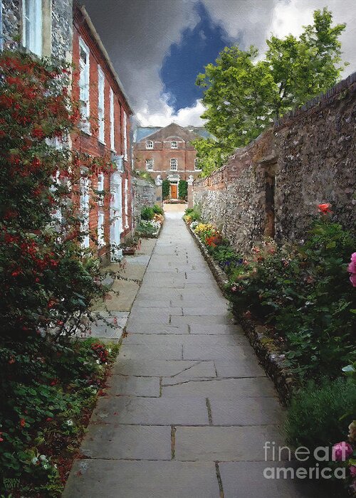 Chichester Greeting Card featuring the photograph A Chichester Path by Brian Watt