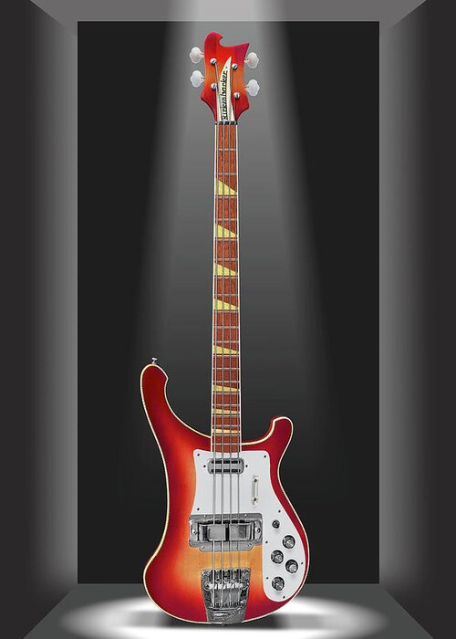 Electric Guitar Greeting Card featuring the photograph A Classic Guitar in a Box 16 by Mike McGlothlen
