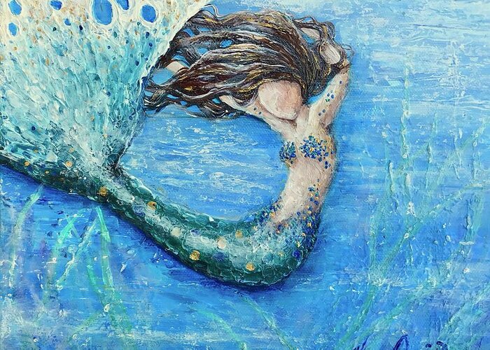 Mermaid Paint With Water Card