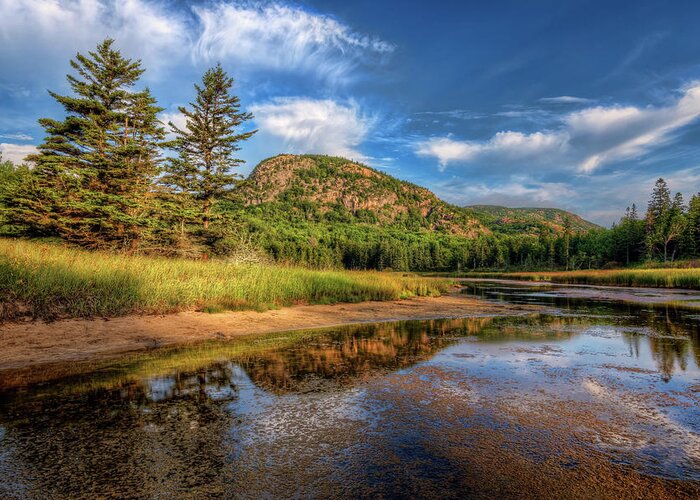 Acadia National Park Greeting Card featuring the photograph Acadia img a6900 by Greg Hartford