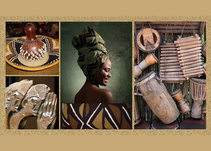 Africa Greeting Card featuring the photograph Africa Still Speaks by Nancy Ayanna Wyatt