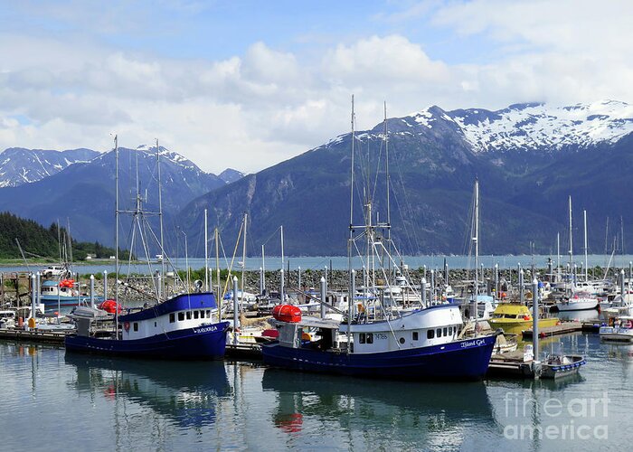 Haines Greeting Card featuring the photograph Alaska by Terri Brewster