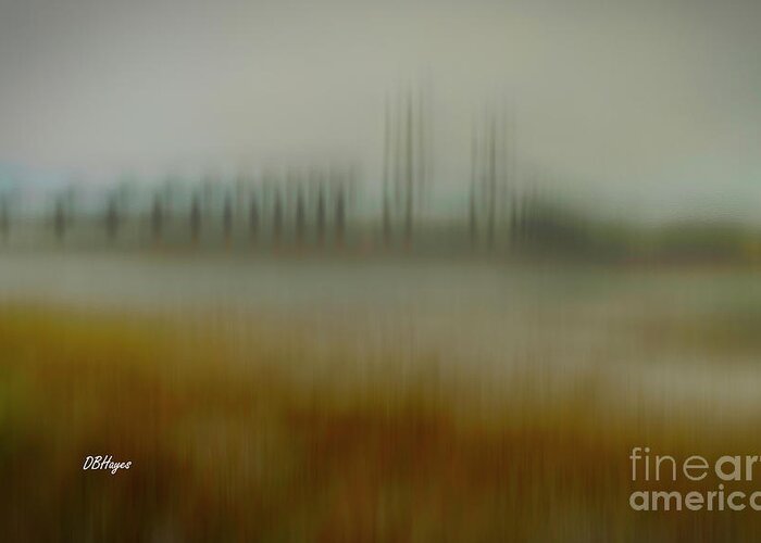 Bridges Greeting Card featuring the mixed media Altered Reality 28 - Sidney Lanier Bridge Impressionistic Art by DB Hayes