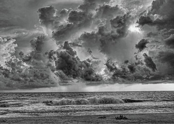 Thunderstorm Greeting Card featuring the photograph And The Rains Came 2 - Clouds by HH Photography of Florida