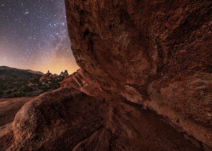 Garden Of The Gods Greeting Card featuring the photograph Andromeda In the Garden by Darren White