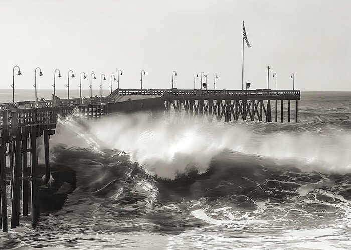 Waves Greeting Card featuring the photograph Angry Waves by John A Rodriguez
