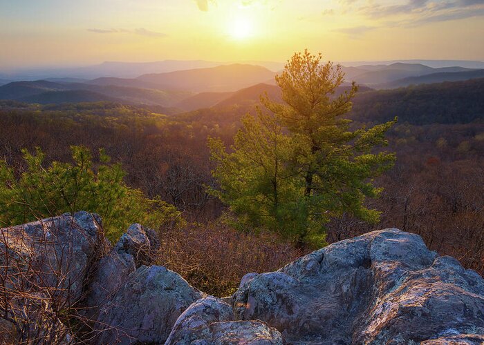 Shenandoah Greeting Card featuring the photograph Appalachian Peace by Kristen Wilkinson