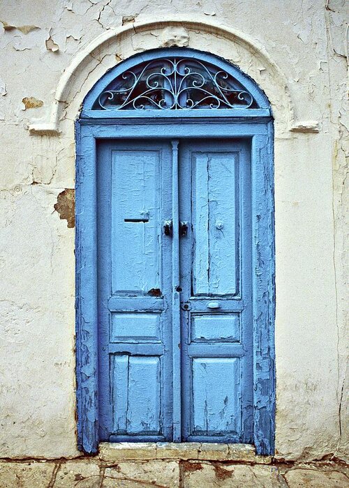 Porta Araba Greeting Card featuring the photograph Arabic door by Al Fio Bonina
