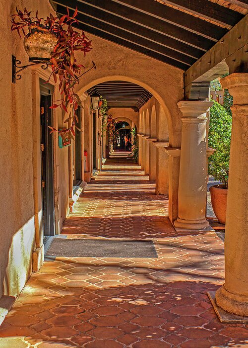 Tlaquepaque Greeting Card featuring the photograph Arches by Al Judge
