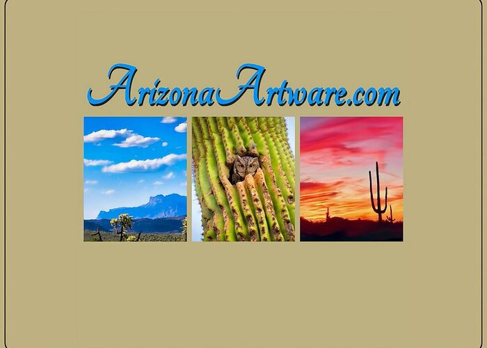 Icon Greeting Card featuring the photograph Arizona Artware by Judy Kennedy