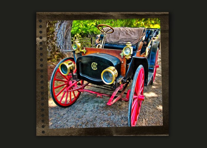 Automotive Art Greeting Card featuring the photograph This Old Car by Thom Zehrfeld