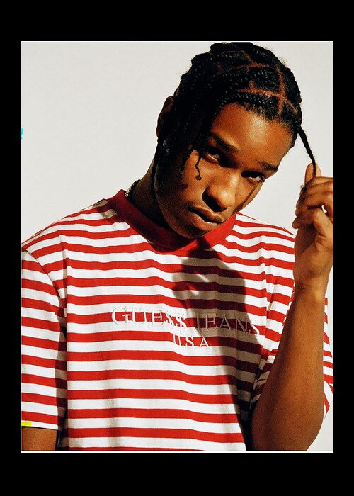 Beskrive dybde Tulipaner Asap Rocky Red Guess Shirt Greeting Card for Sale by Dorothy Dixon