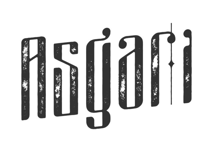 Asgari Greeting Card featuring the digital art Asgari by TintoDesigns