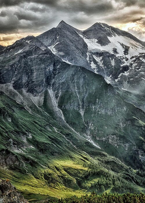 Mountains Greeting Card featuring the photograph Austrian Alps by Gerlinde Keating - Galleria GK Keating Associates Inc