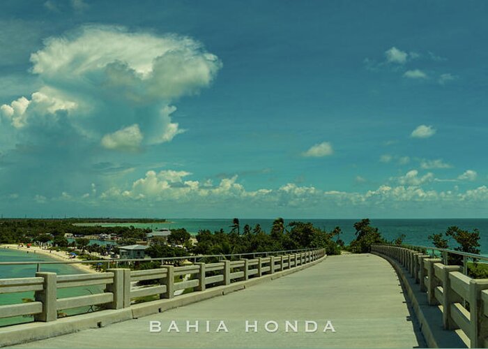 Florida Greeting Card featuring the photograph Bahia Honda by Randall Allen
