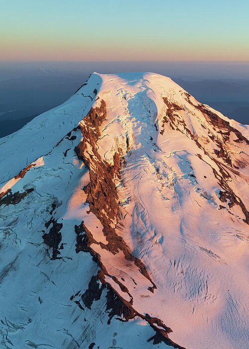 Mount Baker Greeting Card featuring the photograph Baker Summit by Michael Rauwolf