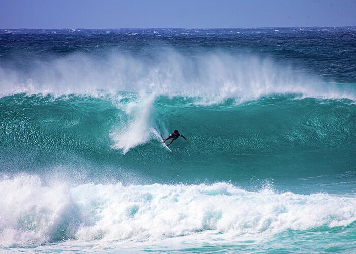 Hawaii Greeting Card featuring the photograph Banzai Pipeline 21 by Anthony Jones