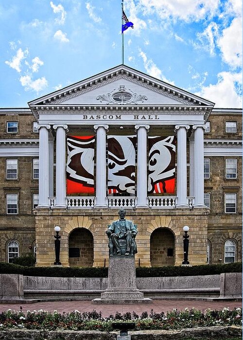 Madison Greeting Card featuring the photograph Bascom Hall - Madison - Wisconsin by Steven Ralser