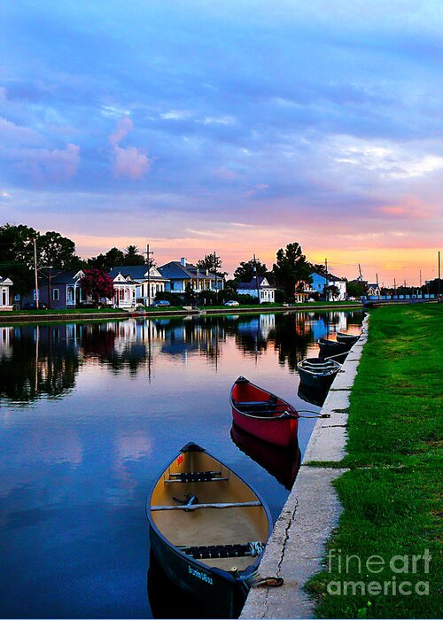 Water Greeting Card featuring the photograph Bayou St. John by Jeanne Woods