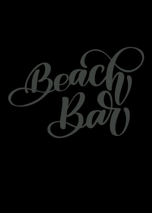 Women Greeting Card featuring the digital art Beach Bar by Jacob Zelazny