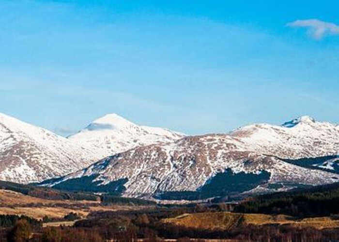 Ben Greeting Card featuring the photograph Ben More from Tyndrum by Max Blinkhorn
