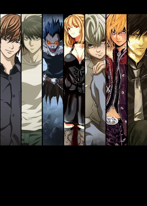 Best Death Note Characters Greeting Card by Fantasy Anime