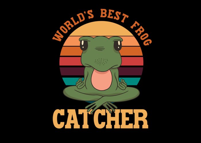 Best Frog Catcher Greeting Card