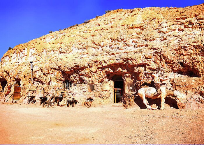 Coober Pedy Greeting Card featuring the photograph Beyond Thunderdome Down Under 2 by Lexa Harpell