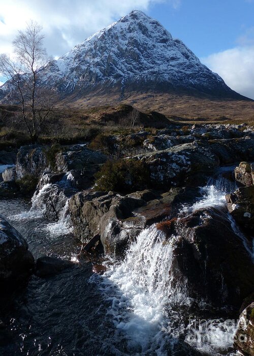 Bhuachaillie Etive Mor Greeting Card featuring the photograph Bhuachaillie Etive Mor - Glencoe by Phil Banks