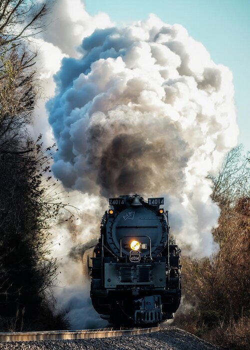 Engine 4014 Greeting Card featuring the photograph Big Boy #4014 by James Barber