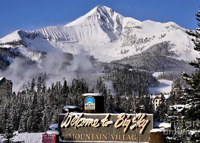 Big Sky Greeting Card featuring the photograph Big Sky by Merle Grenz