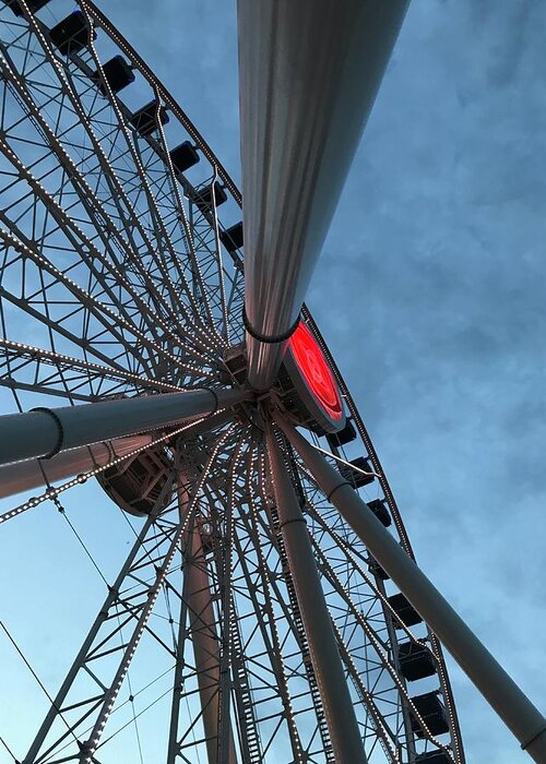 Ferris Greeting Card featuring the photograph Big Wheel by Lee Darnell