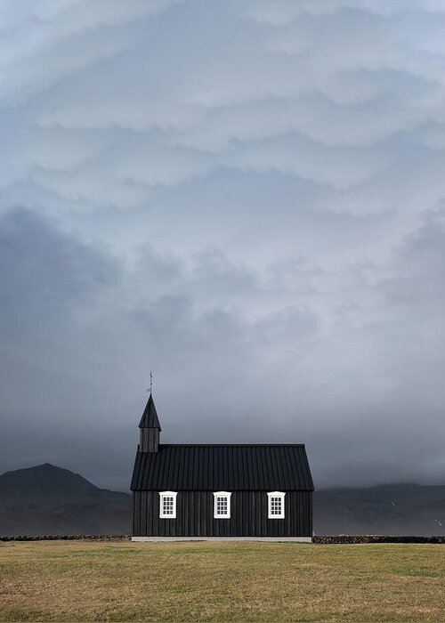 Black church of Budir Photograph by Alexios Ntounas