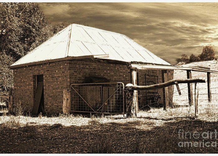 Epia Greeting Card featuring the photograph Blackwood Barn, Bridgetown 3, Western Australia by Elaine Teague
