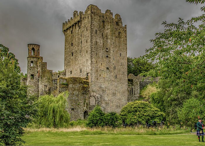 Piper Greeting Card featuring the photograph Blarney Castle by Marcy Wielfaert