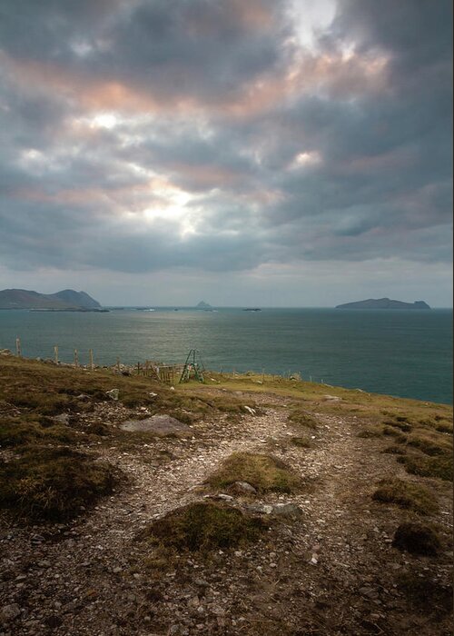 Coast Greeting Card featuring the photograph Blasket View I by Mark Callanan