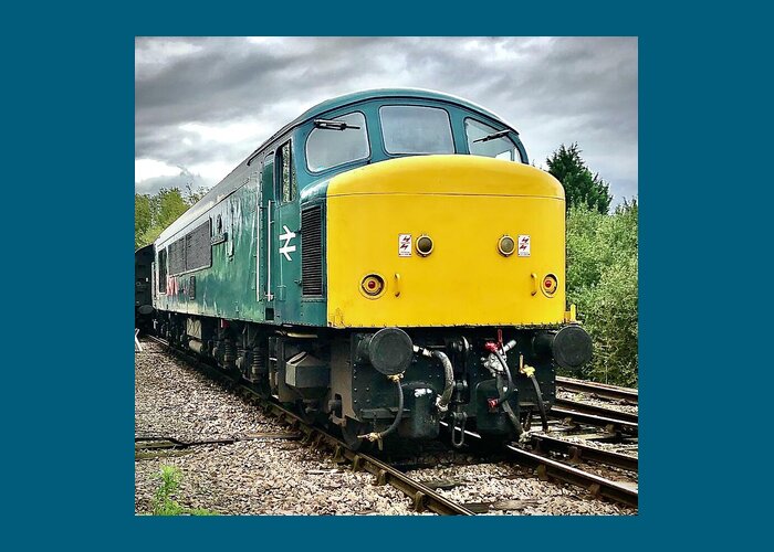 British Rail Greeting Card featuring the photograph BR Class 45 Diesel Locomotive by Gordon James