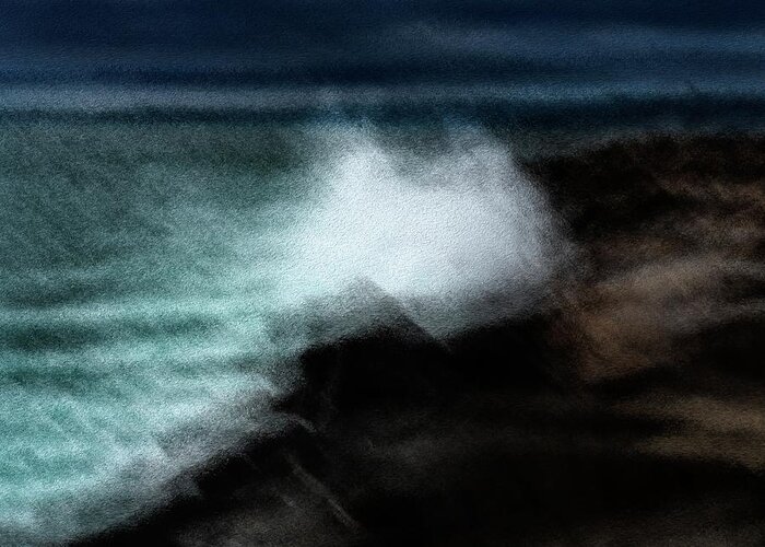 Breaking Waves Greeting Card featuring the photograph Breaking waves by Al Fio Bonina