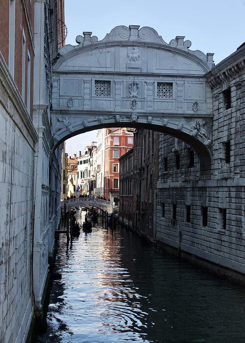 Ponte Dei Sospiri Greeting Card featuring the photograph Bridge of Sighs by Yvonne M Smith