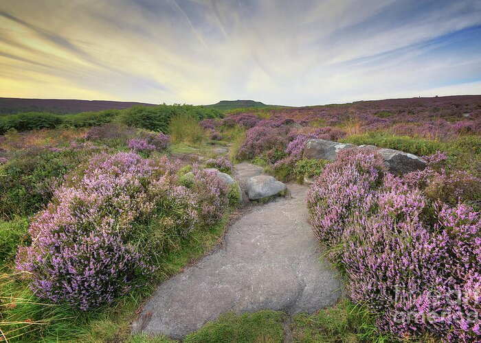 Sky Greeting Card featuring the photograph Burbage Edge 13.0 by Yhun Suarez