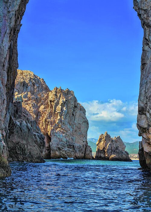 Cabo Greeting Card featuring the photograph Cabo Arch by Lorraine Baum