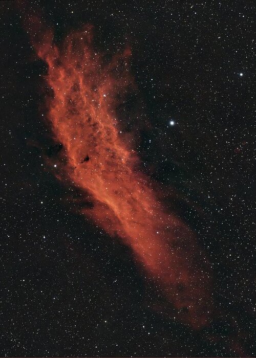Nebula Greeting Card featuring the photograph California Nebula by Brian Weber