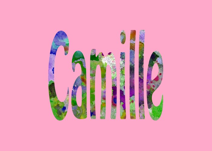 Camille Greeting Card featuring the painting Camille by Corinne Carroll