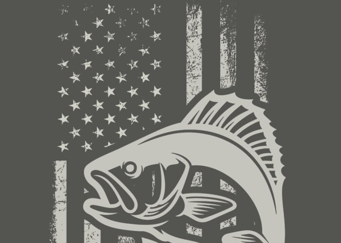 Camo American Flag Bass Fishing gift Camouflage Fish Fishing - American  Flag Bass - Tapestry