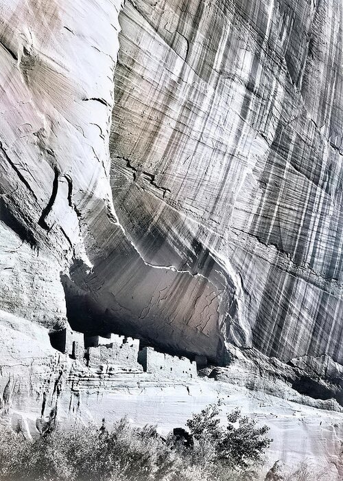 Canyon De Chelly Arizona Greeting Card featuring the digital art Canyon de Chelly Arizona by Ansel Adams
