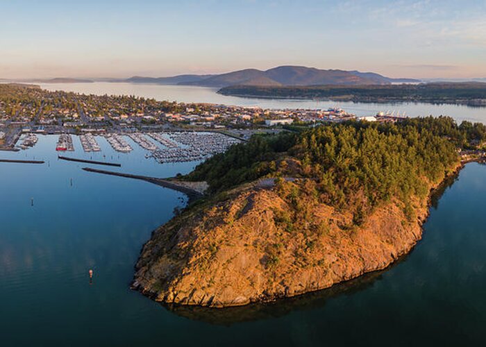 Anacortes Greeting Card featuring the photograph Cap Sante Sunrise by Michael Rauwolf