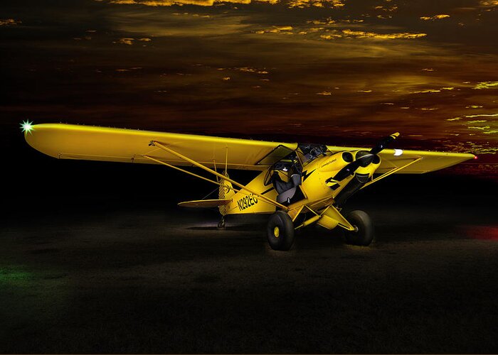 Carbon Cub Greeting Card featuring the photograph Carbon Cub by Steve Templeton