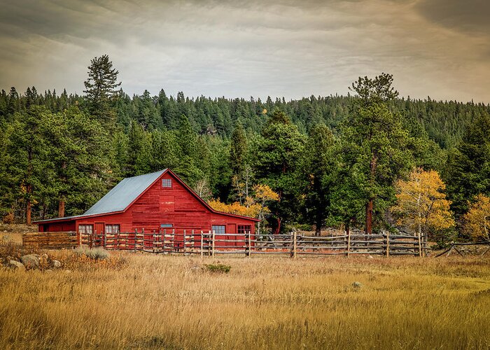 Colorado Greeting Card featuring the photograph Caribou Ranch by Kevin Schwalbe