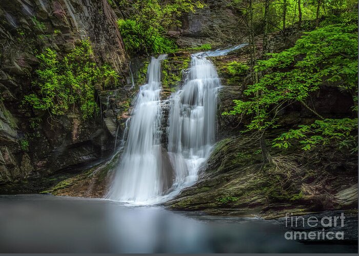 Cascades Greeting Card featuring the photograph Cascades at Hanging Rock by Shelia Hunt